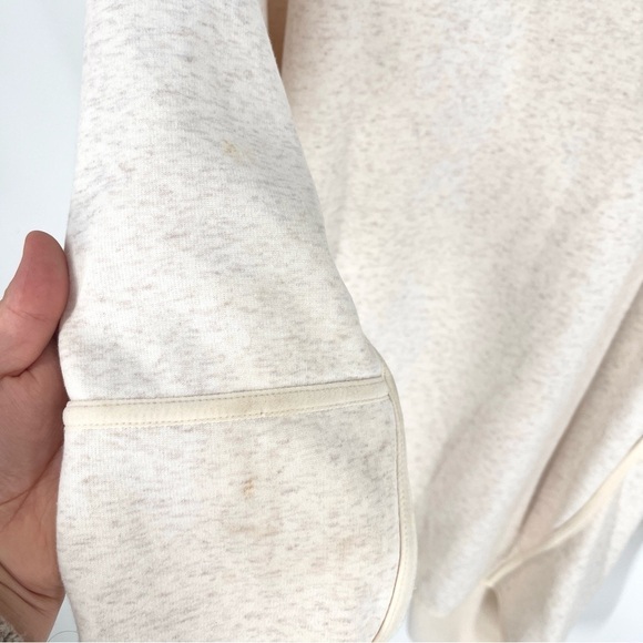 Athleta Cozy Karma Wrap Cardigan Sweater M Cream Oatmeal - Picture 12 of 12